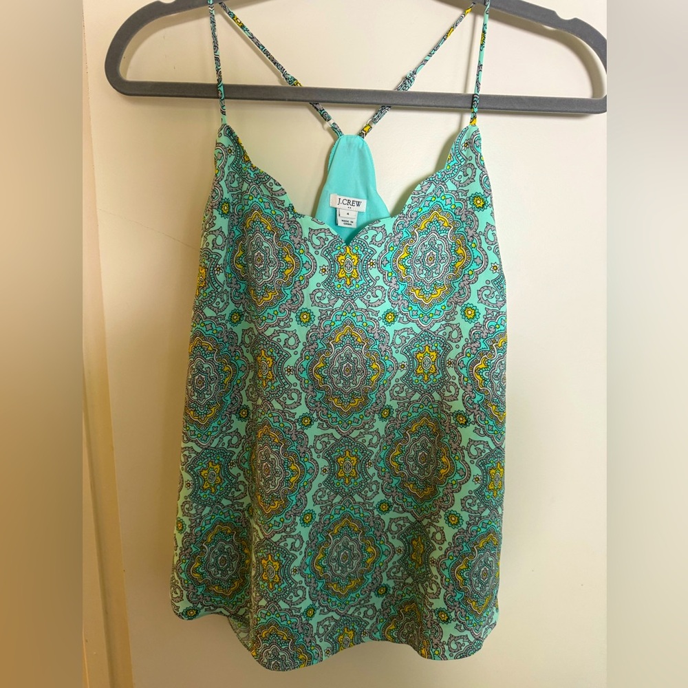 Patterned J.Crew summer top